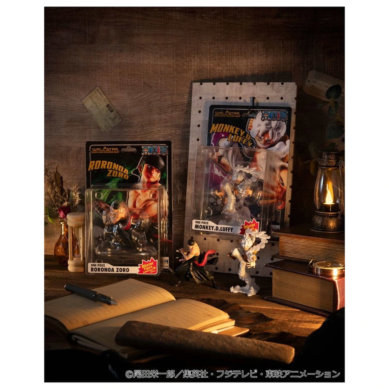 Pachet de 2 figurine din PVC One Piece Wallstar Monkey D. Luffy Gear Fifth si Roronoa Zoro (cu cadou) 10 cm poza produsului