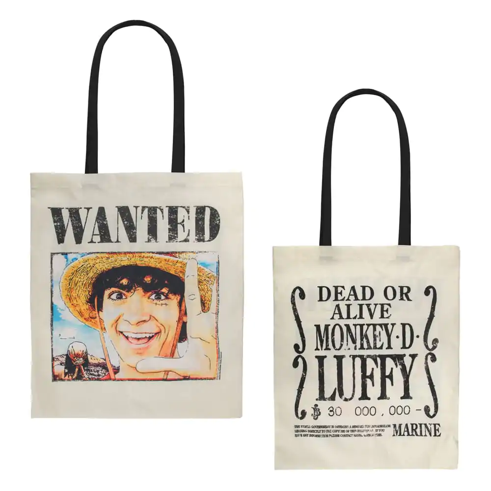 Geantă Tote One Piece Wanted Luffy poza produsului