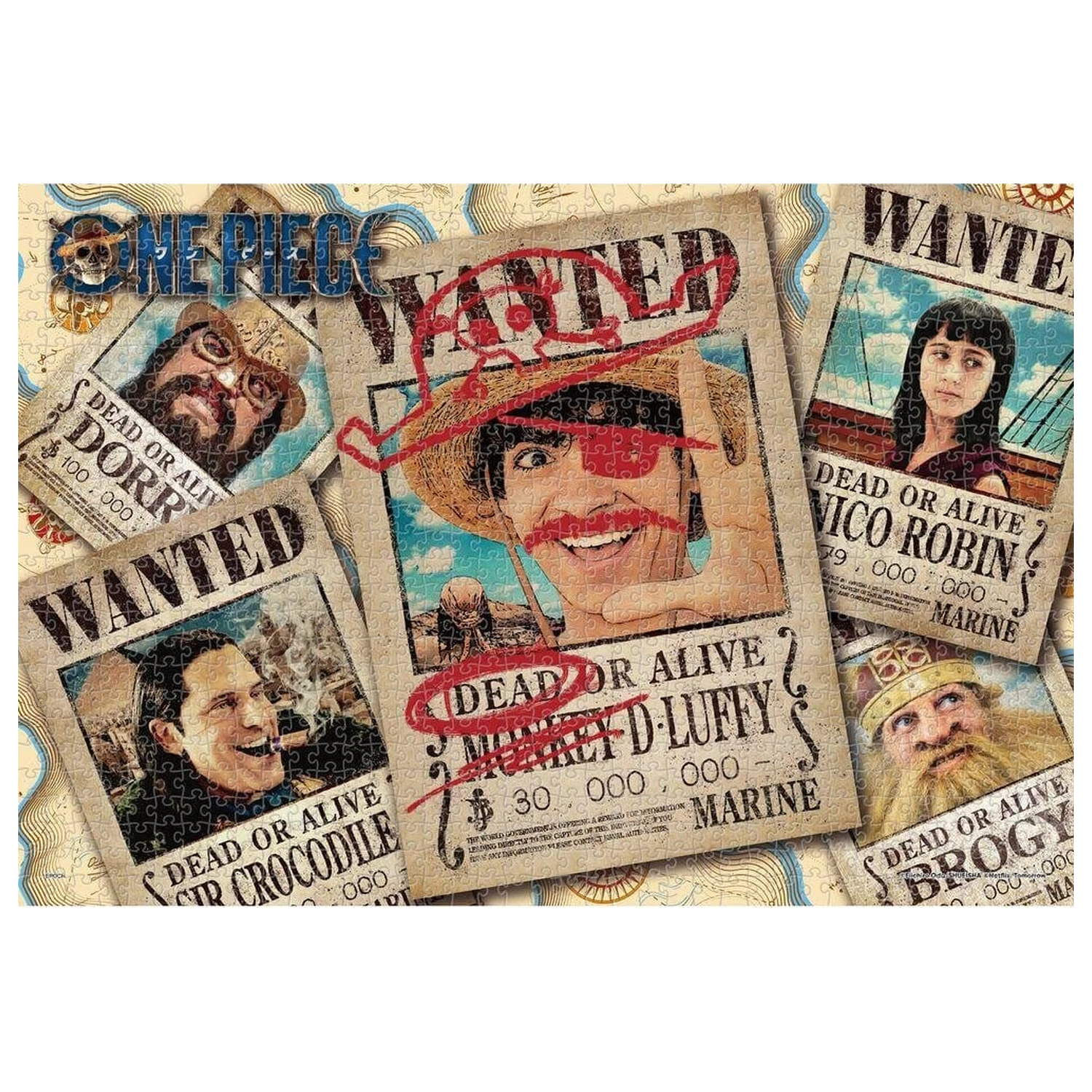 One Piece puzzle Wanted cu 1000 de piese poza produsului