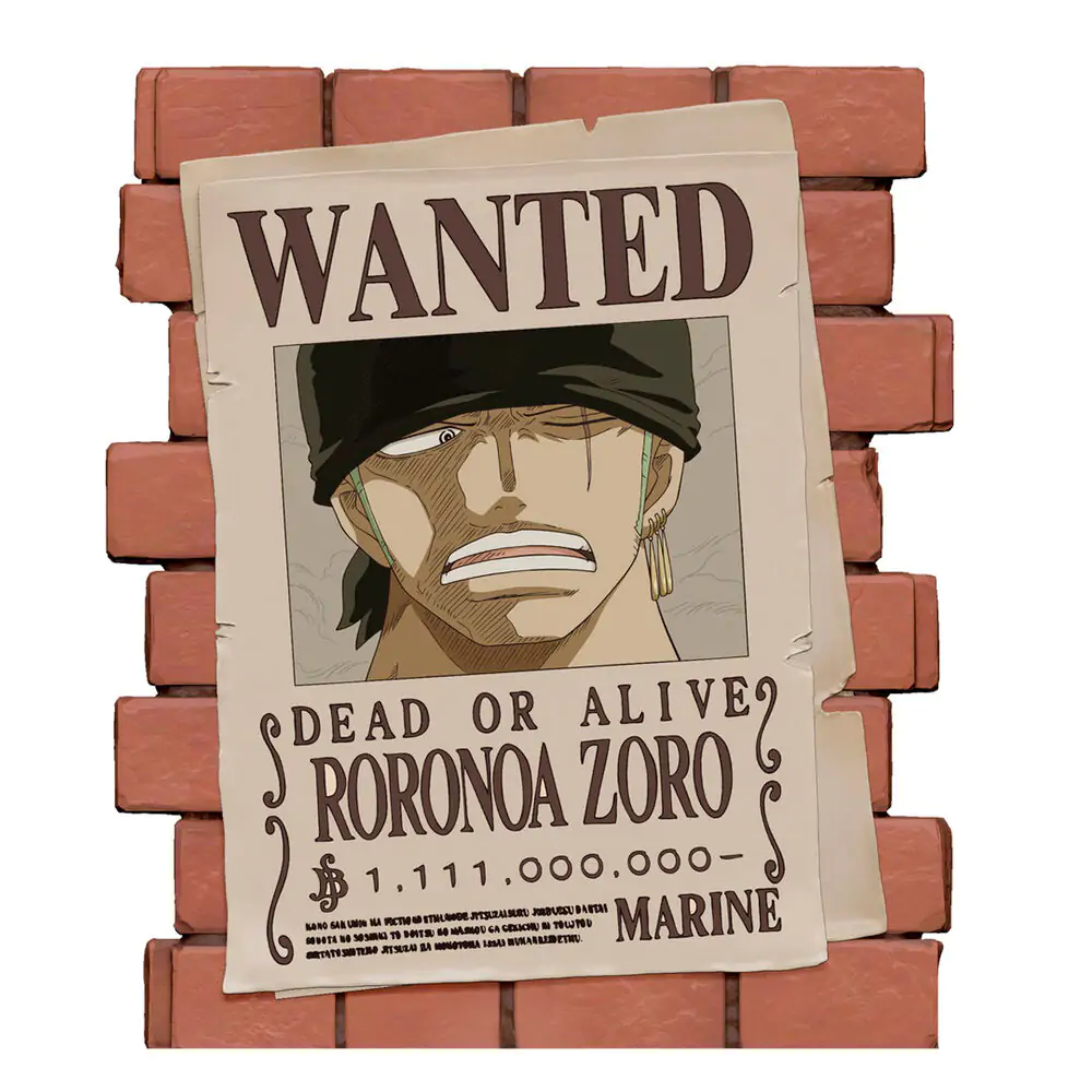 One Piece Wanted Zoro figurină cutie de bani 16cm poza produsului