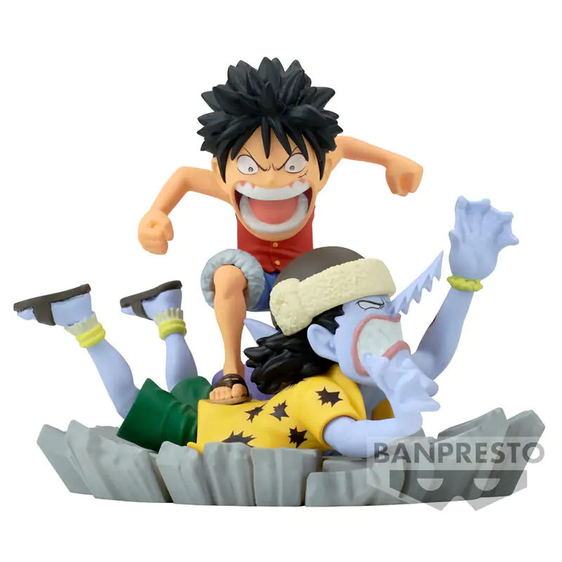 Figurină One Piece WCF Log Stories Luffy vs Arlong 7cm poza produsului