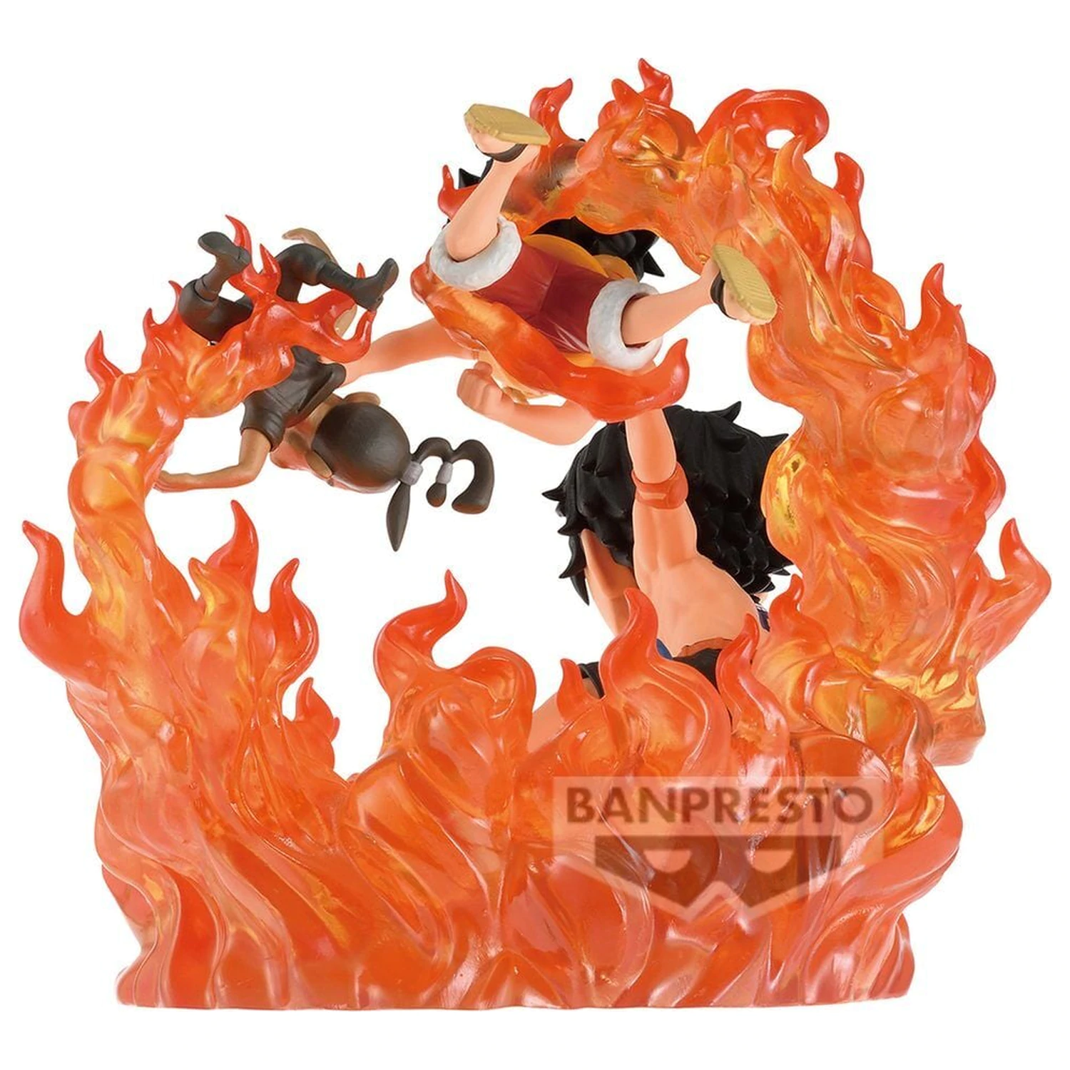 Figura One Piece WCF Log Stories Marineford Portgas D Ace & Monkey D Luffy 10 cm poza produsului