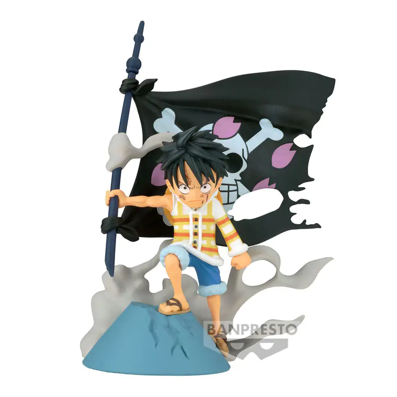 Figurină One Piece WCF Log Stories Monkey D Luffy 8cm poza produsului