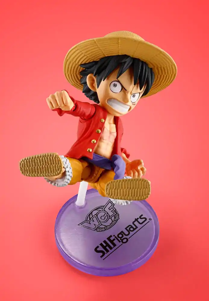 Figurine de colecție One Piece World x Figurina de acțiune S.H. Figuarts Monkey D. Luffey 8 cm poza produsului