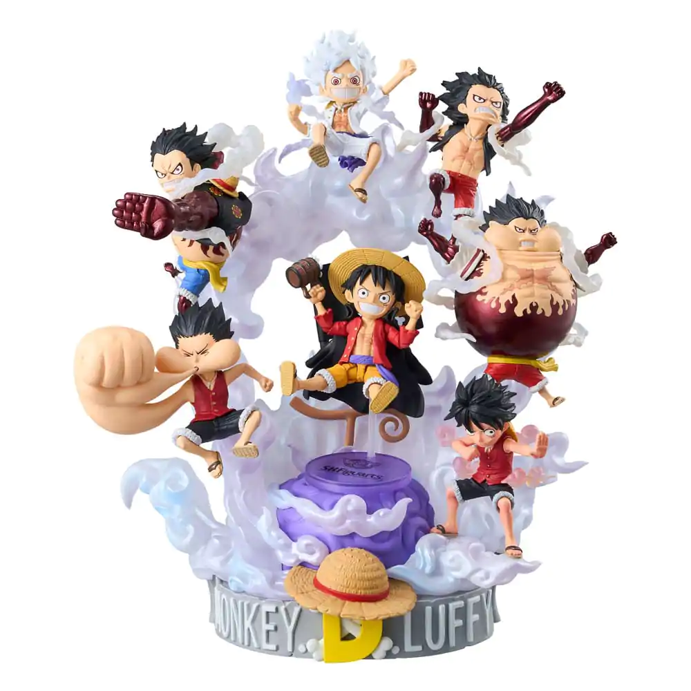 Figurine de colecție One Piece World x Figurina de acțiune S.H. Figuarts Monkey D. Luffey 8 cm poza produsului