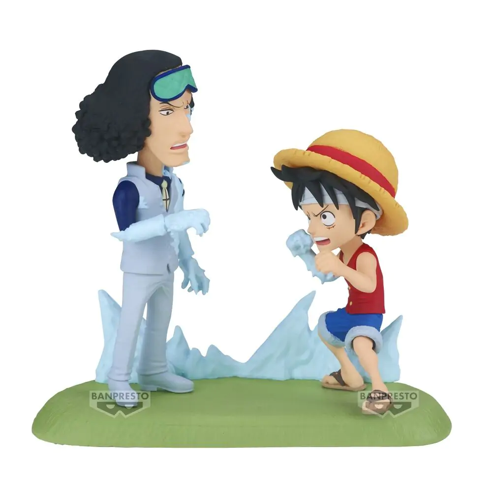 Figurină de colecție One Piece World Collectable Log Stories Monkey D. Luffy vs Kuzan 9cm poza produsului