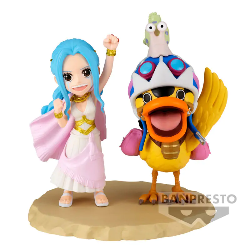 Figurină One Piece world collectable Log Series Nefeltari Vivi & Karoo 7cm poza produsului