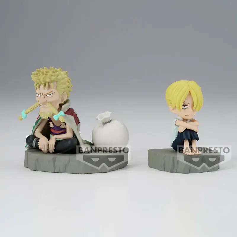 One Piece World Collectable Stories figurină Sanji & Zeff 6cm poza produsului