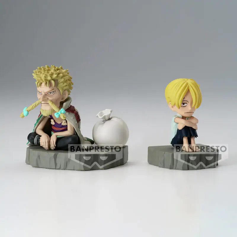 One Piece World Collectable Stories figurină Sanji & Zeff 6cm poza produsului