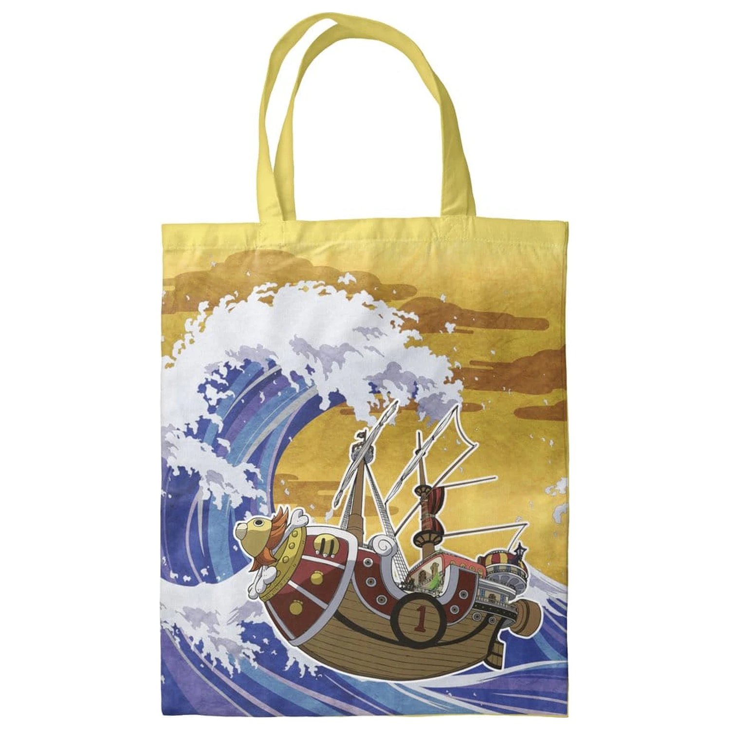 One Piece Geantă Tote Galben 40 x 35 cm poza produsului