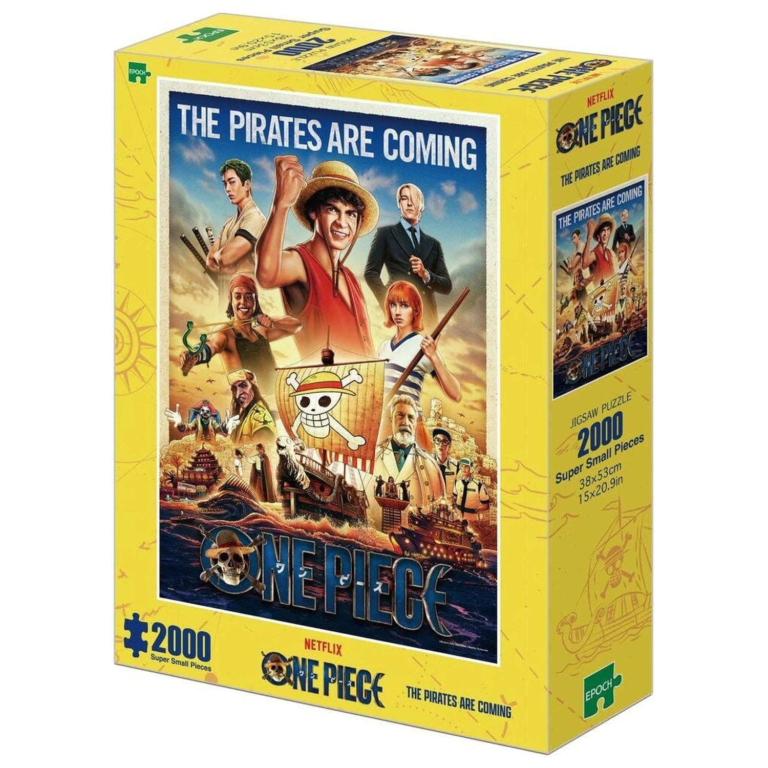 One Piece 2000 piese puzzle The Pirates Are Coming poza produsului