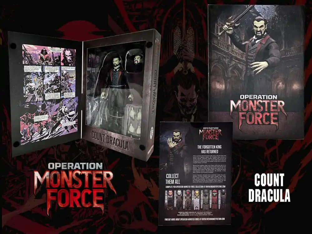 Operation: Monster Force Figurina de acțiune 1/12 Count Dracula 15 cm poza produsului