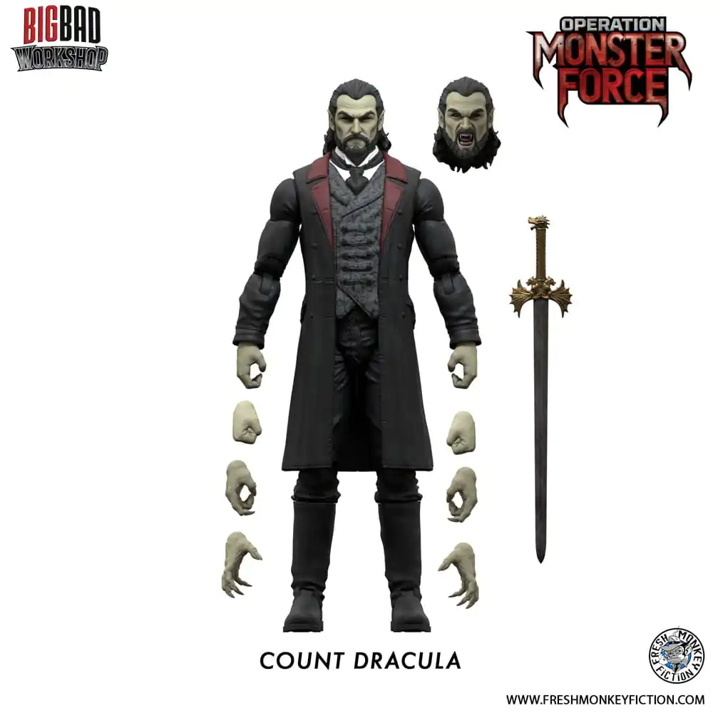 Operation: Monster Force Figurina de acțiune 1/12 Count Dracula 15 cm poza produsului