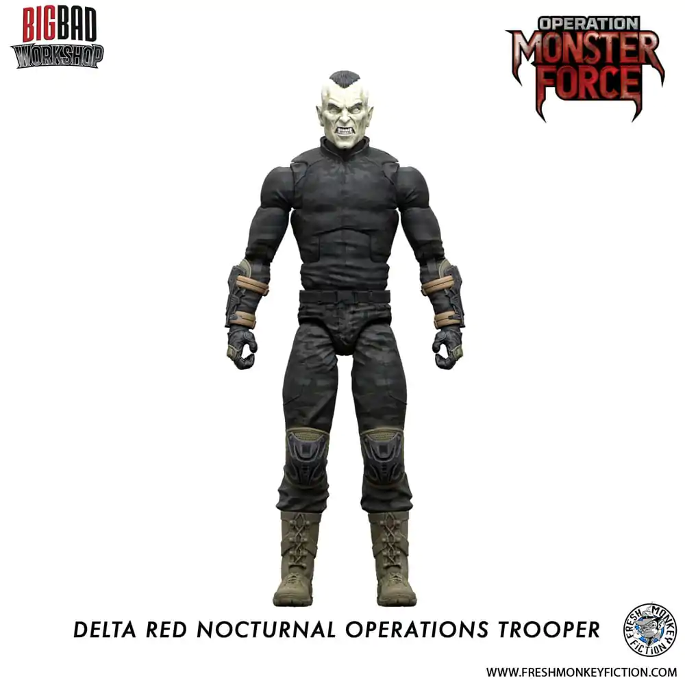 Operation: Monster Force figurină de acțiune 1/12 Delta Red Nocturnal Operations Trooper 15 cm poza produsului