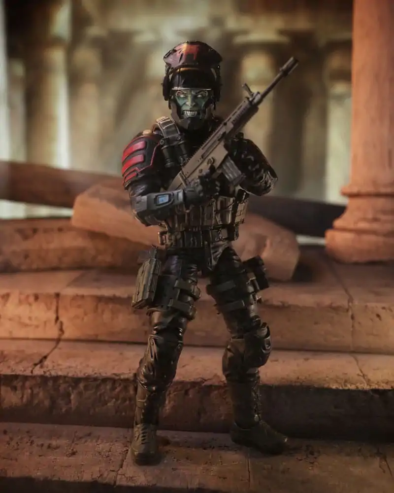 Operation: Monster Force figurină de acțiune 1/12 Delta Red Nocturnal Operations Trooper 15 cm poza produsului