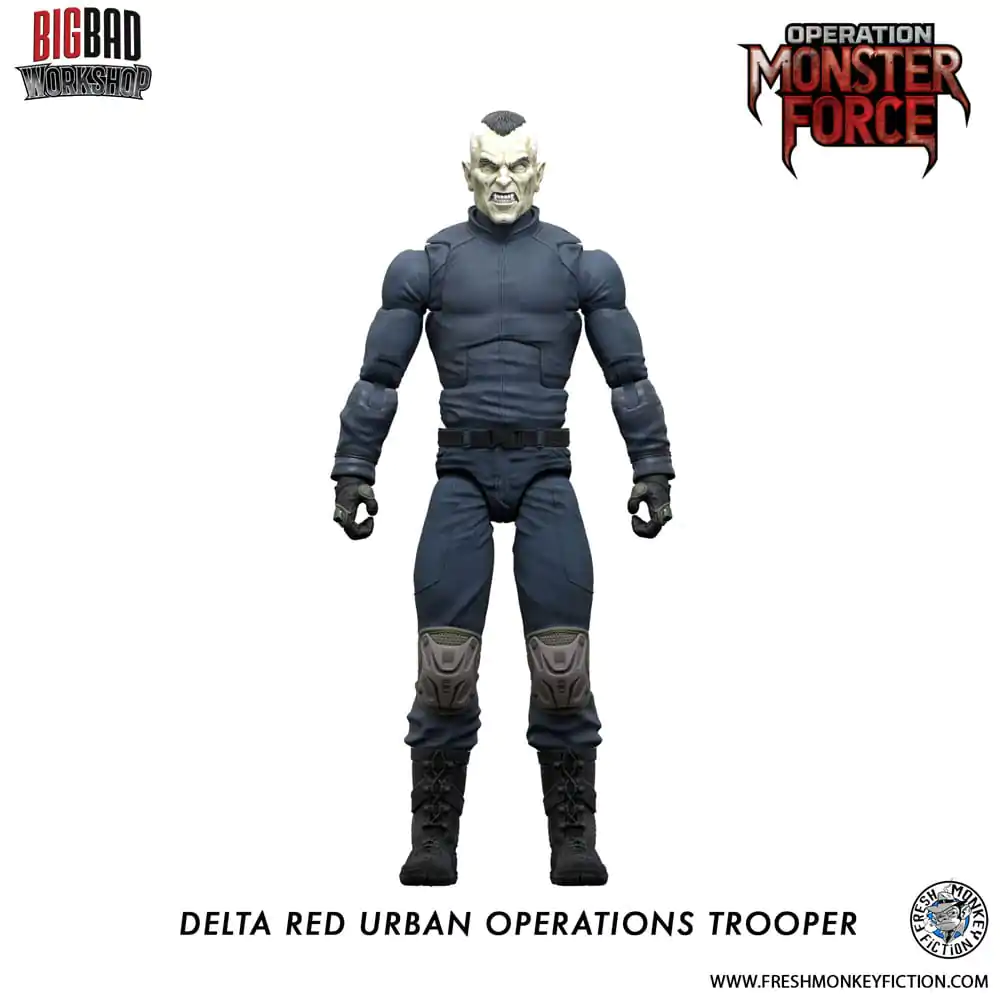 Figurină de acțiune Operațiunea: Monster Force 1/12 Delta Red Soldat de Operațiuni Urbane 15 cm poza produsului