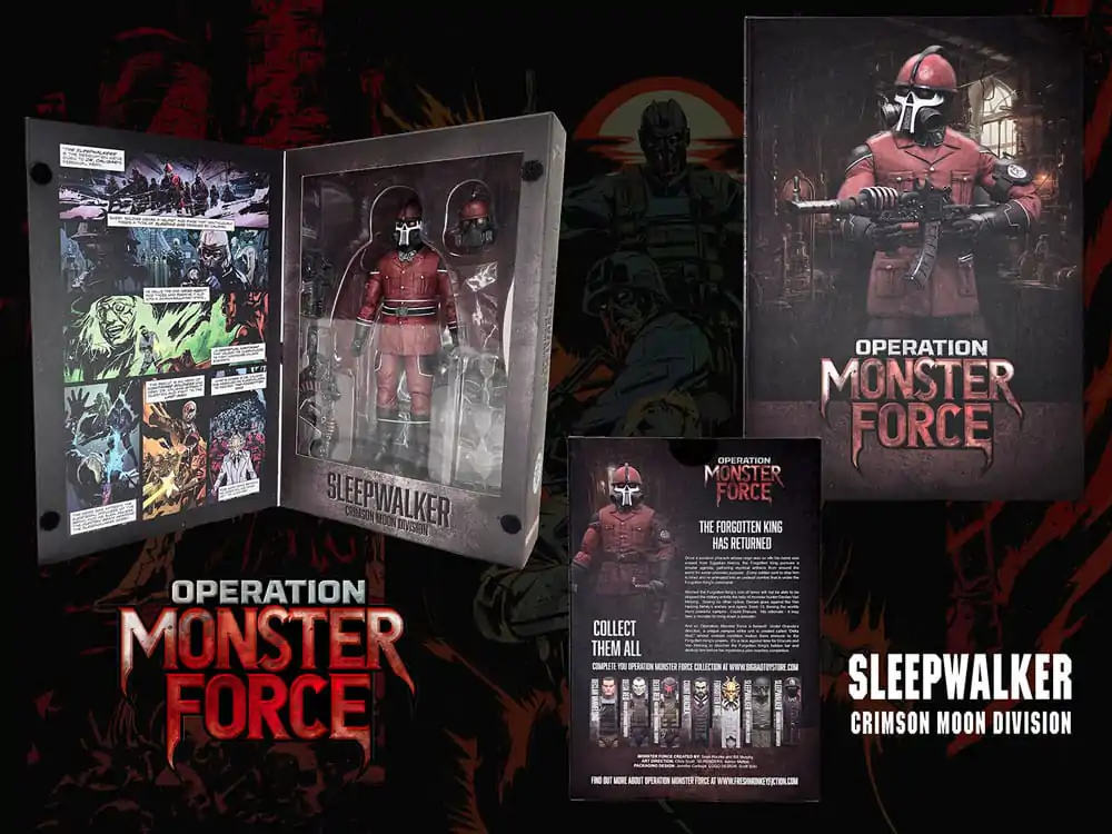 Figurină de acțiune Operation: Monster Force 1/12 Sleepwalker Crimson Moon Division 15 cm poza produsului