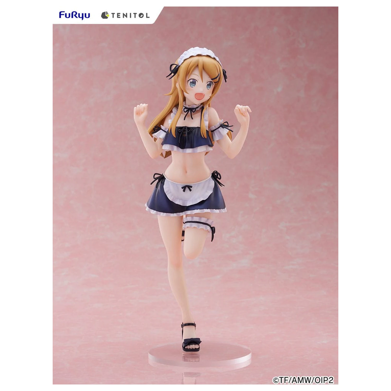 Ore no Imouto ga Konna ni Kawaii Wake ga Nai. Tenitol Tall statueta PVC Kousaka Kirino swimsuits maid Ver. 30 cm poza produsului