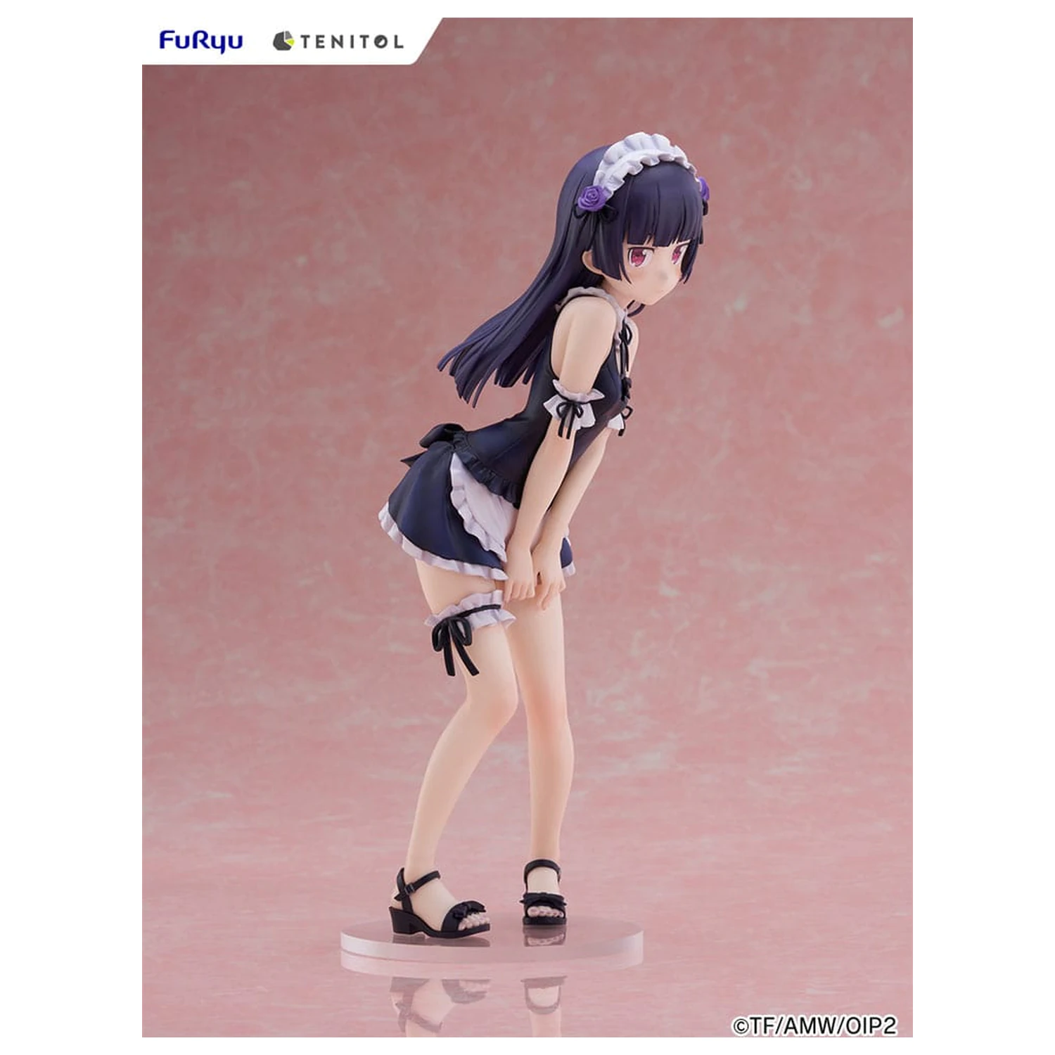 Ore no Imouto ga Konna ni Kawaii Wake ga Nai. Statueta PVC Tenitol Tall Kuroneko swimsuits maid Ver. 27 cm poza produsului