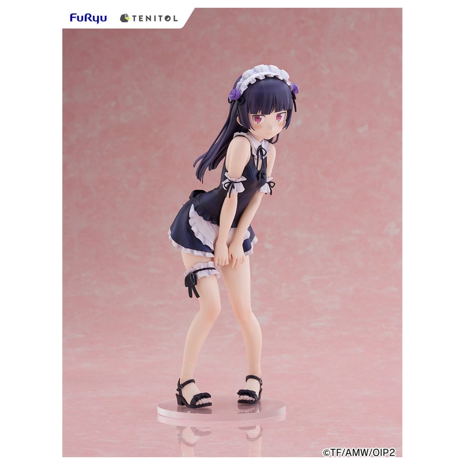Ore no Imouto ga Konna ni Kawaii Wake ga Nai. Statueta PVC Tenitol Tall Kuroneko swimsuits maid Ver. 27 cm poza produsului