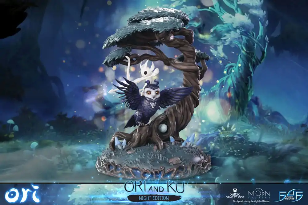 Statuie Ori and the Will of the Wisps Ori and Ku Night Ver. 38 cm poza produsului