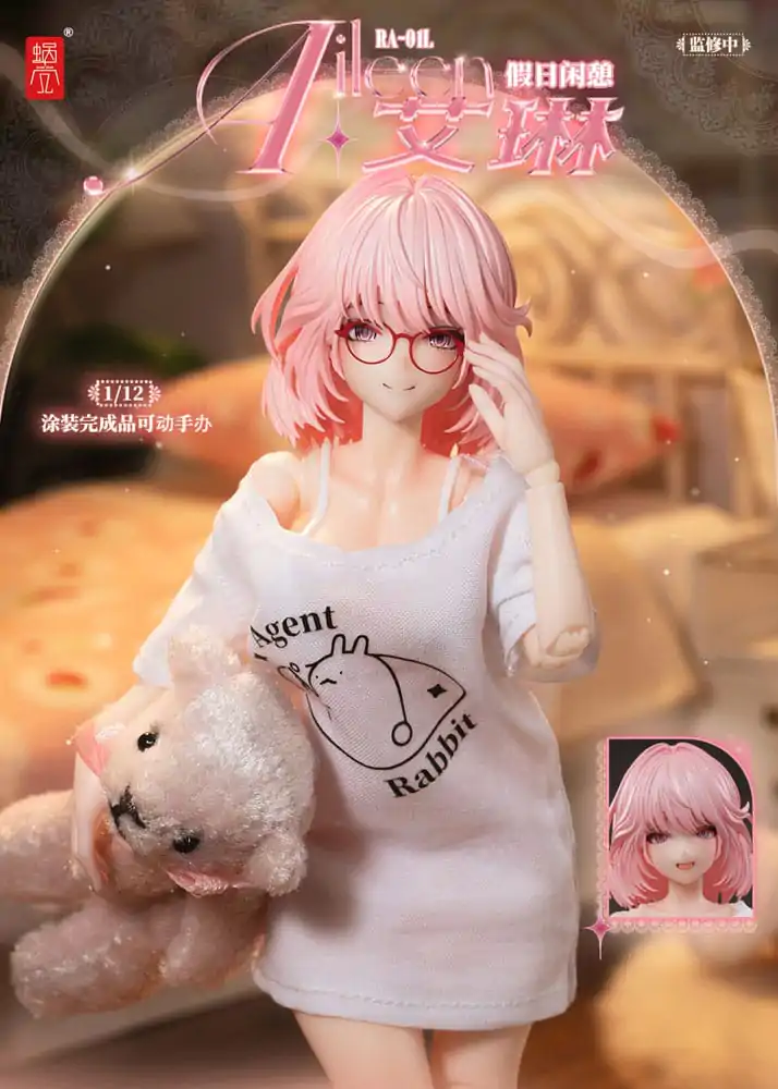 Kit figurină de acțiune personaj original 1/12 RA-01L Aileen Loungewear Ver. 16 cm poza produsului