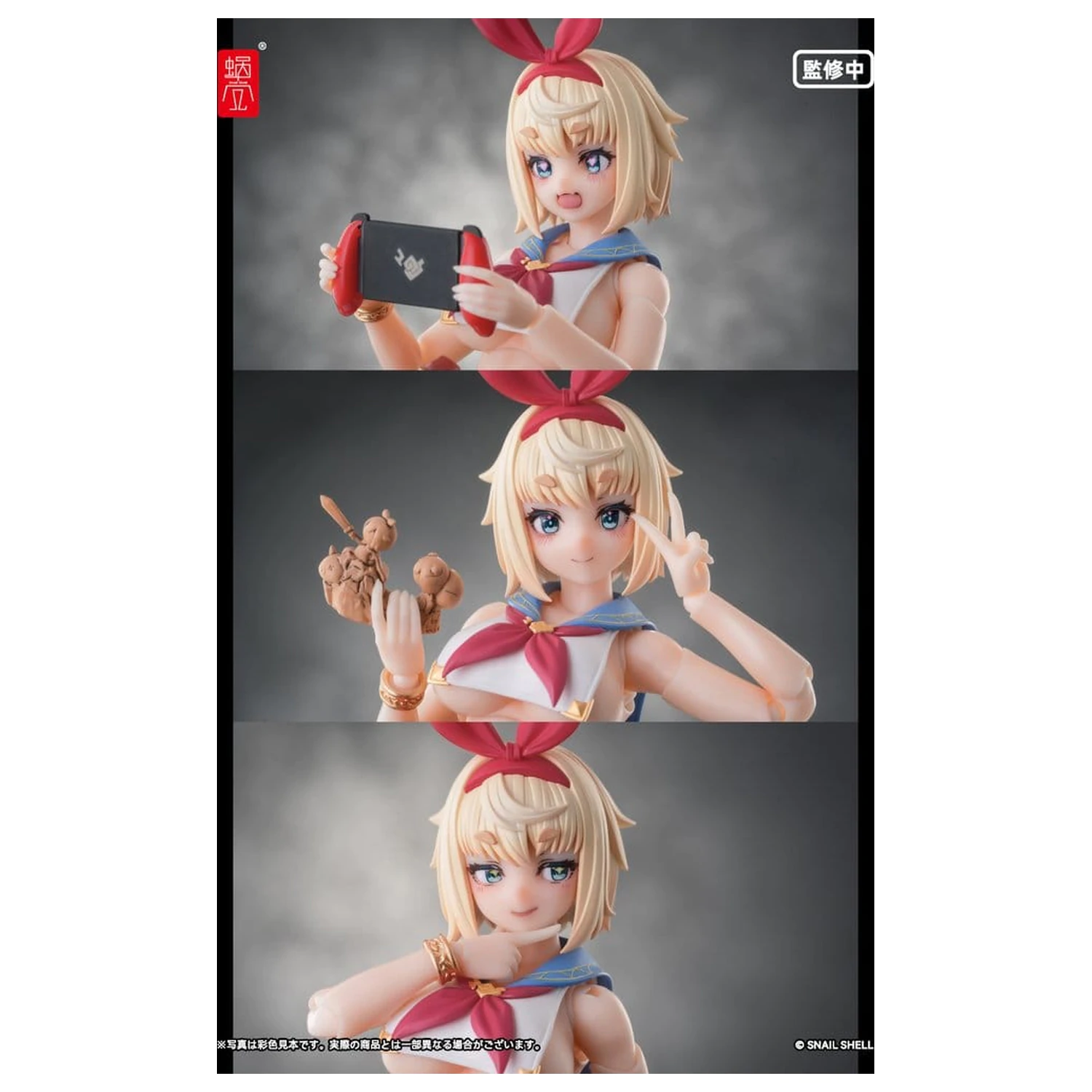 Figurina de actiune Original Character 1/12 RPGEX-06 Adventurer Snail 15 cm poza produsului