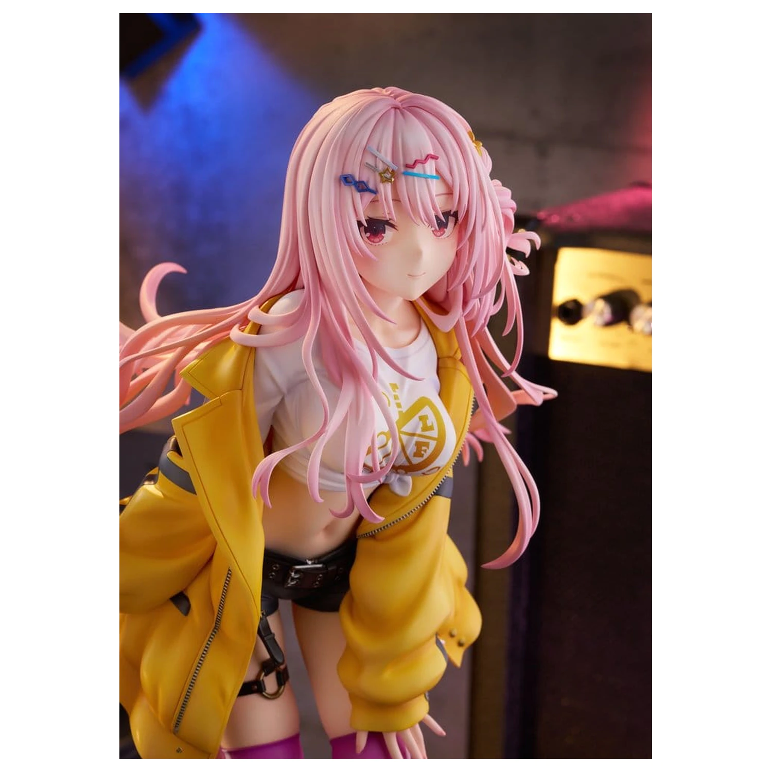 Figurina PVC Original Character 1/3.5 LimeLight Lemonade Jam Ena Harumi AmiAmi Editie Limitata 48 cm poza produsului