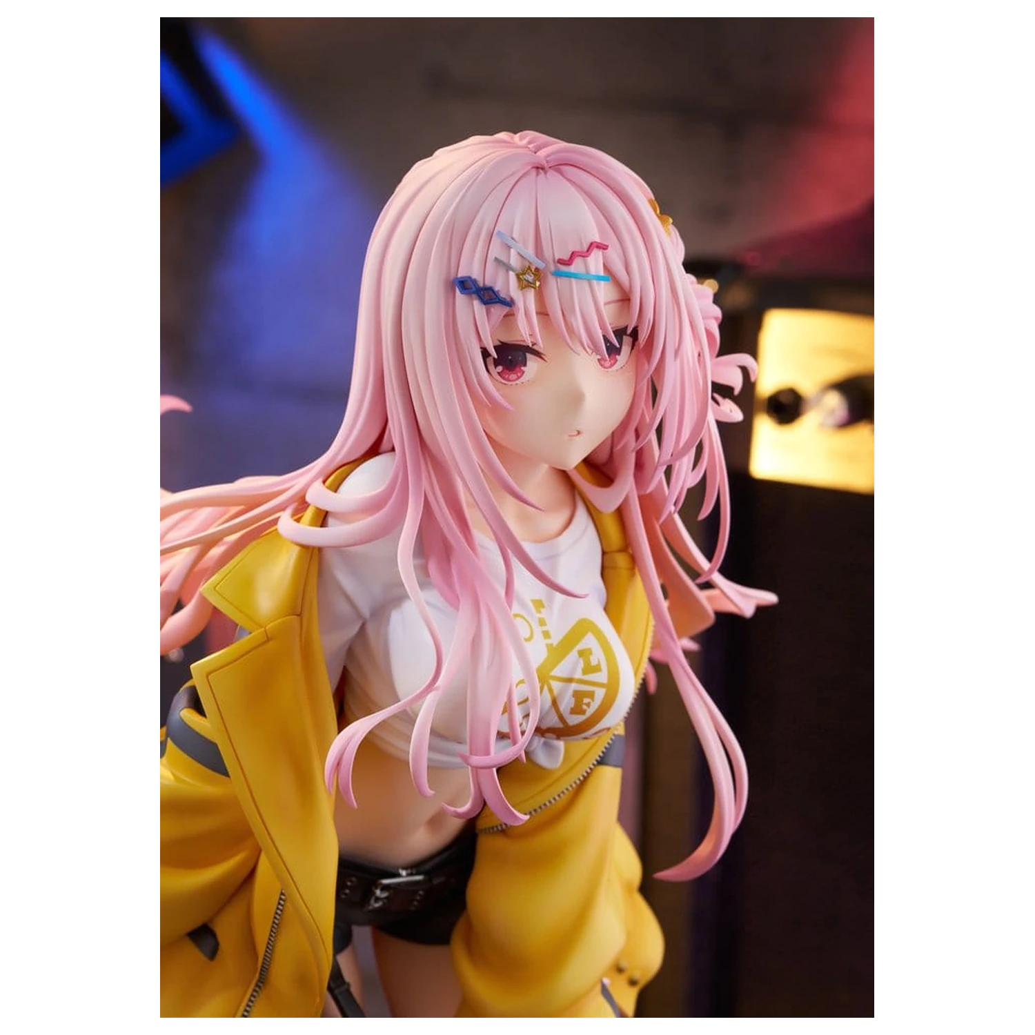 Figurina PVC Original Character 1/3.5 LimeLight Lemonade Jam Ena Harumi AmiAmi Editie Limitata 48 cm poza produsului