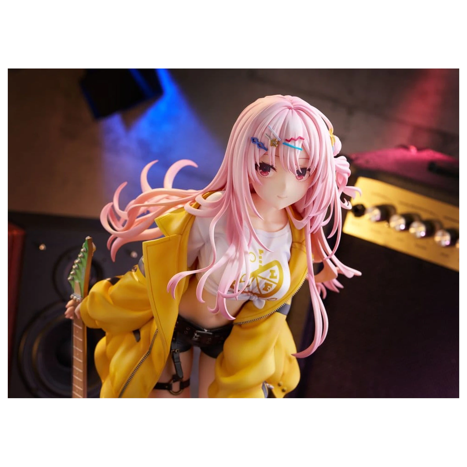 Figurina PVC Original Character 1/3.5 LimeLight Lemonade Jam Ena Harumi AmiAmi Editie Limitata 48 cm poza produsului