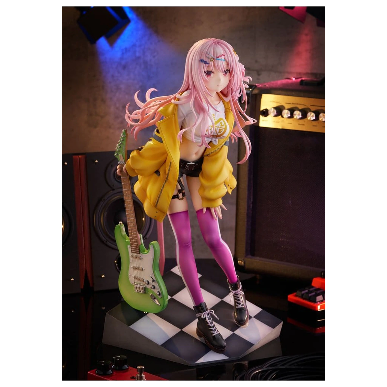 Figurina PVC Original Character 1/3.5 LimeLight Lemonade Jam Ena Harumi AmiAmi Editie Limitata 48 cm poza produsului