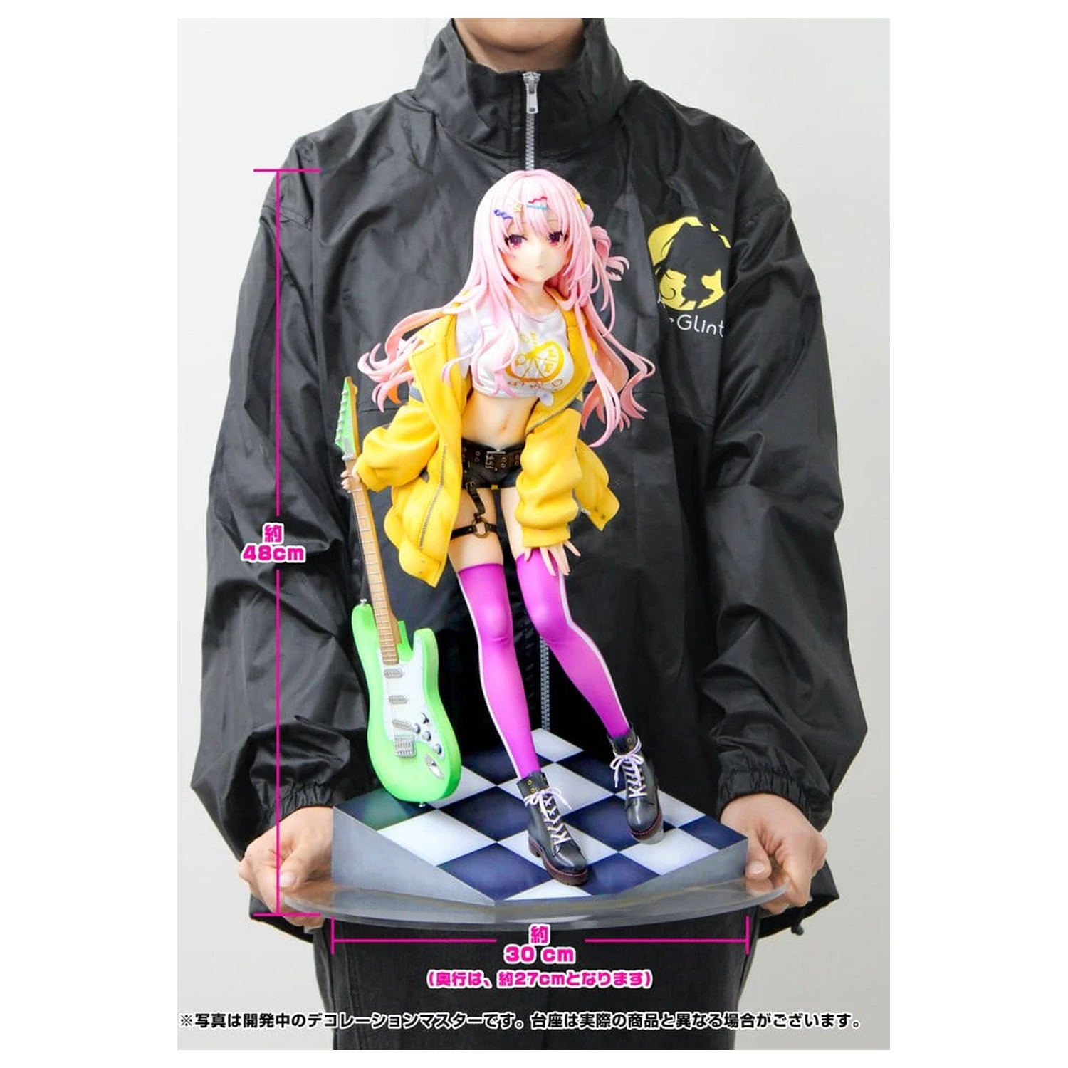 Figurina PVC Original Character 1/3.5 LimeLight Lemonade Jam Ena Harumi AmiAmi Editie Limitata 48 cm poza produsului