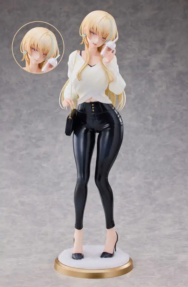 Statua Personaj Original 1/4 Aoi Koigakubo Ilustrata de Fujiko Leather Pants Editie Deluxe 42 cm poza produsului