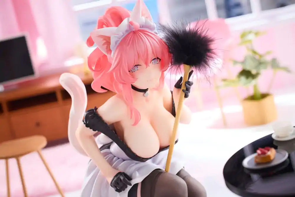 Statuie PVC Personaj Original 1/4 Cat´s Thought Maid Cat Mochan 24 cm poza produsului