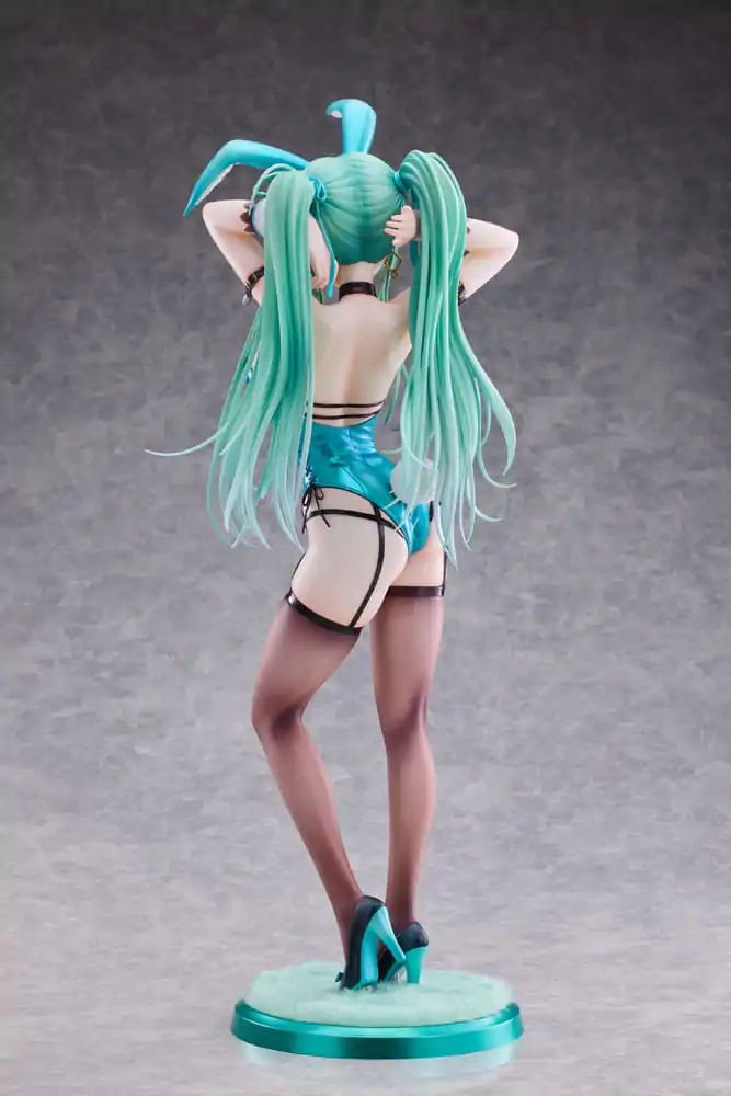 Figurină PVC Original Character 1/4 Green Twin Tail Bunny-chan 43 cm poza produsului