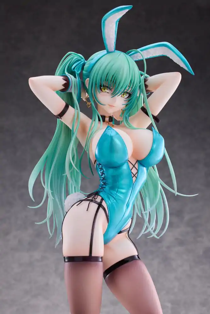 Figurină PVC Original Character 1/4 Green Twin Tail Bunny-chan 43 cm poza produsului