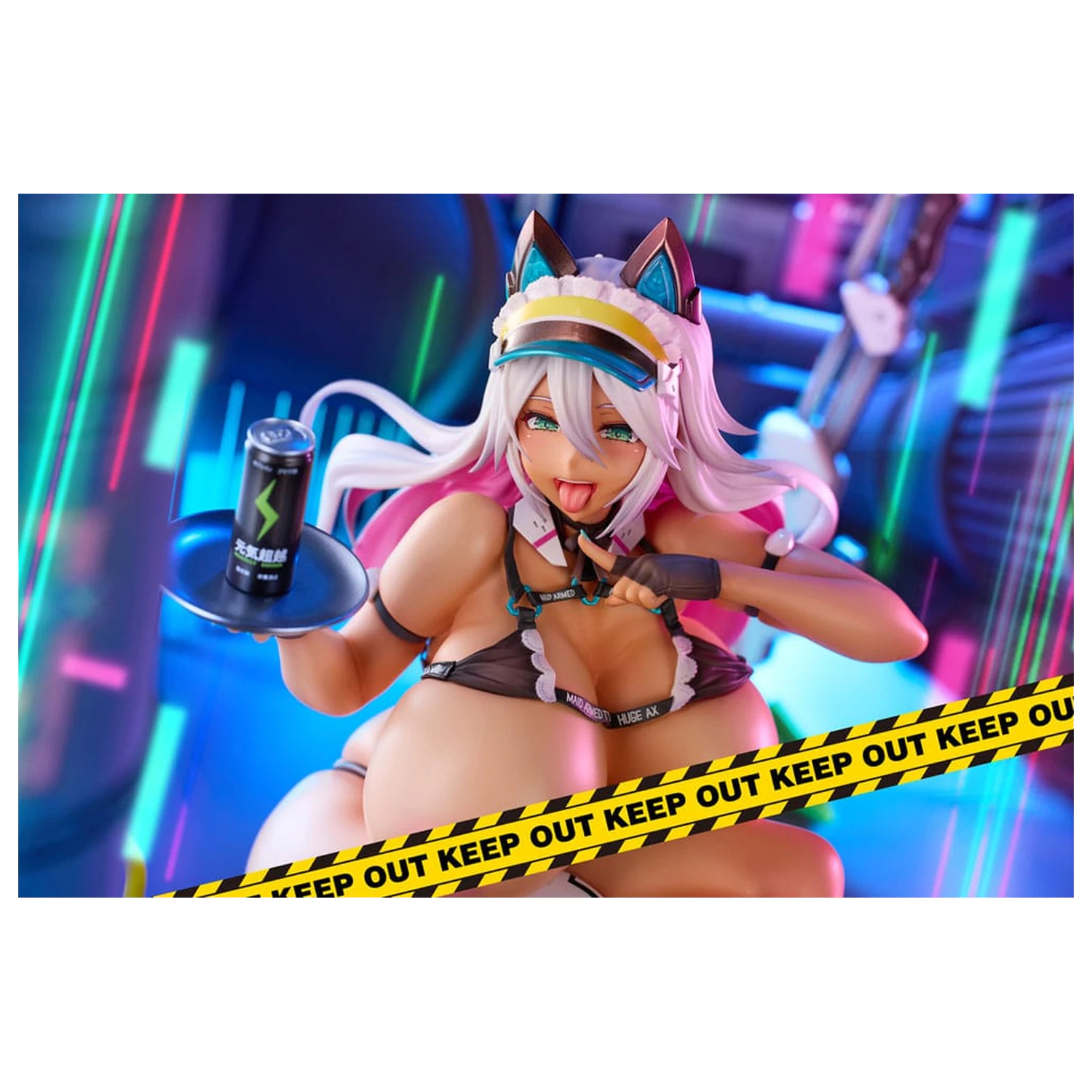 Original Character Statuie 1/4 Meido-Busou: Ax Street ver. Pixel Philia Edition 37 cm poza produsului