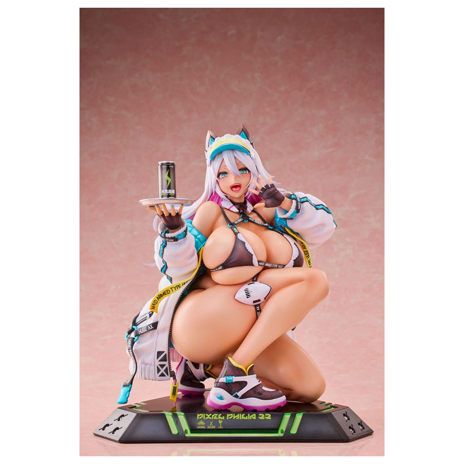Original Character Statuie 1/4 Meido-Busou: Ax Street Ver. 26 cm poza produsului