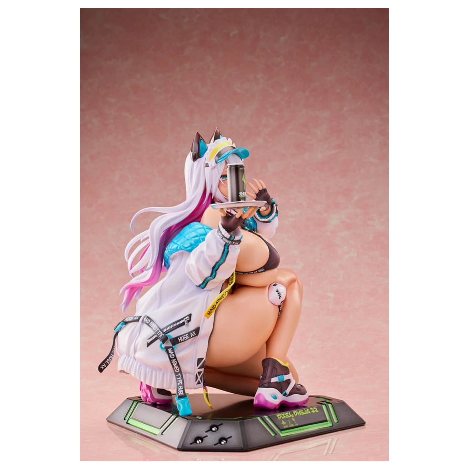 Original Character Statuie 1/4 Meido-Busou: Ax Street Ver. 26 cm poza produsului