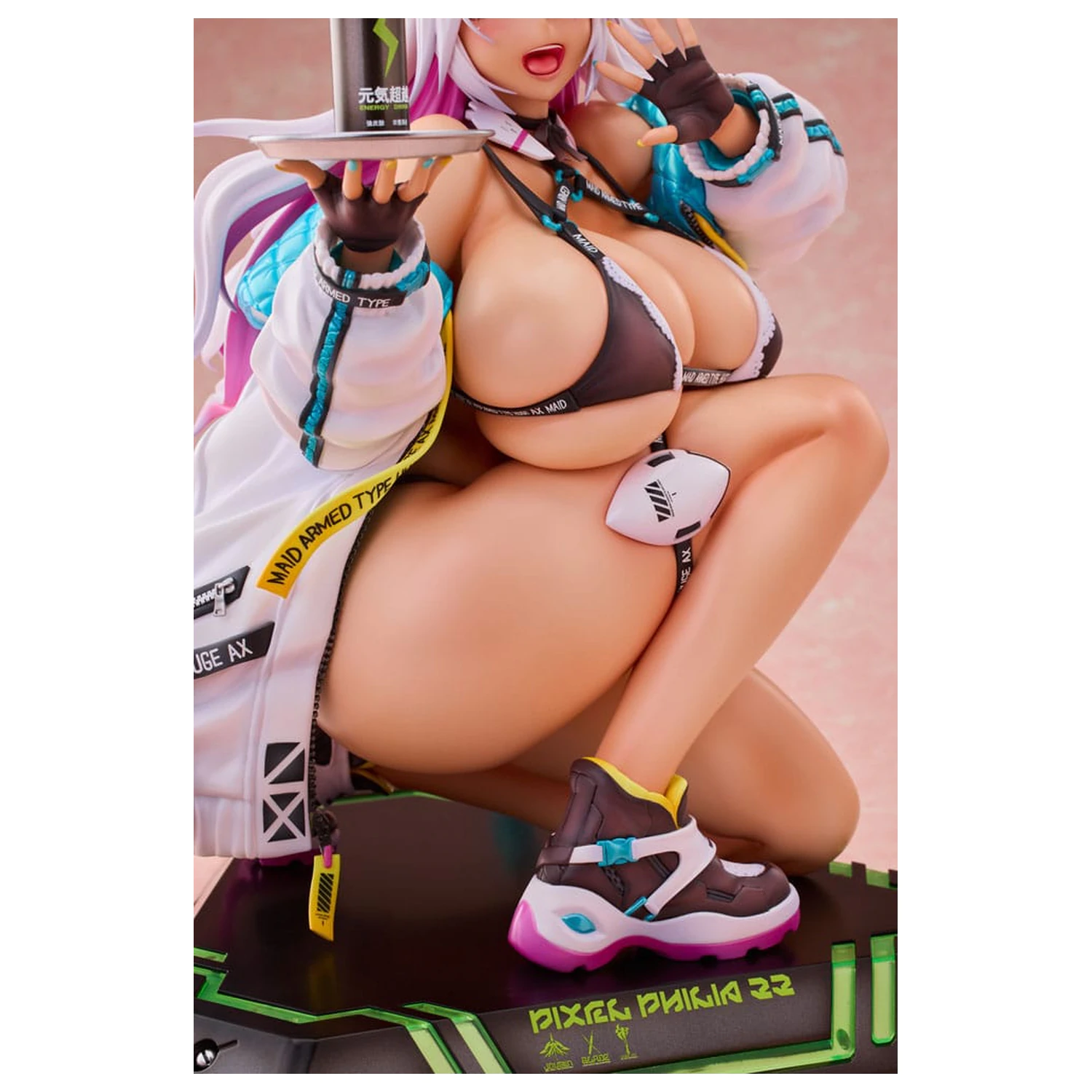 Original Character Statuie 1/4 Meido-Busou: Ax Street Ver. 26 cm poza produsului