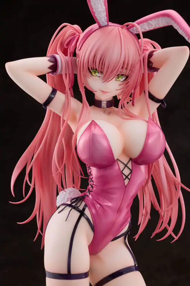 Statuie PVC Personaj Original 1/4 Bunny-chan cu Codite Roz Deluxe Ver. 43 cm poza produsului