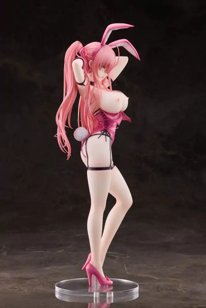 Statuie PVC Personaj Original 1/4 Bunny-chan cu Codite Roz Deluxe Ver. 43 cm poza produsului