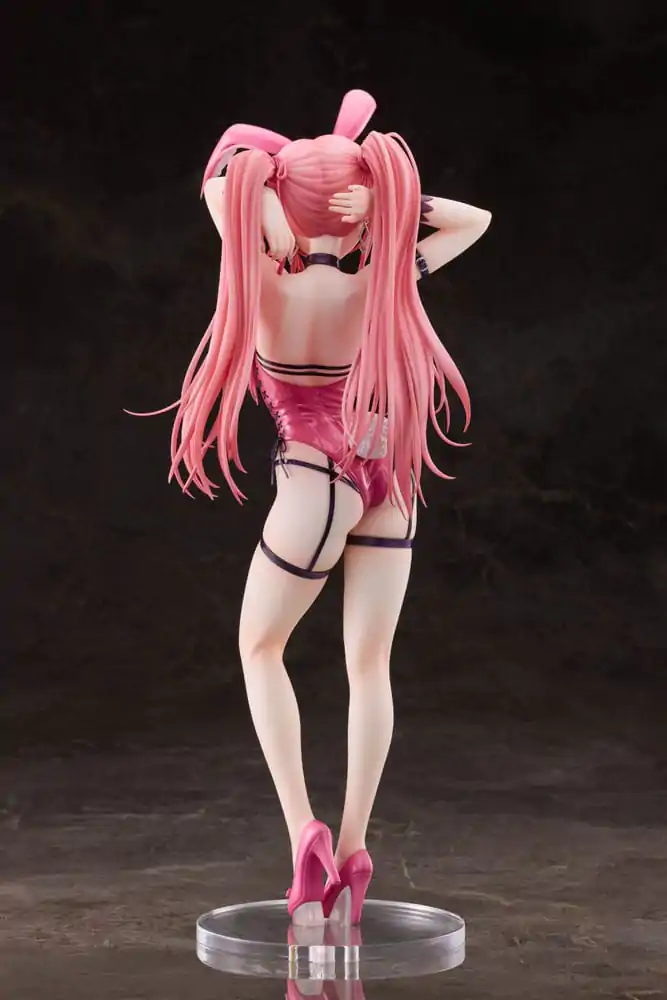 Statuie PVC Personaj Original 1/4 Bunny-chan cu Codite Roz Deluxe Ver. 43 cm poza produsului