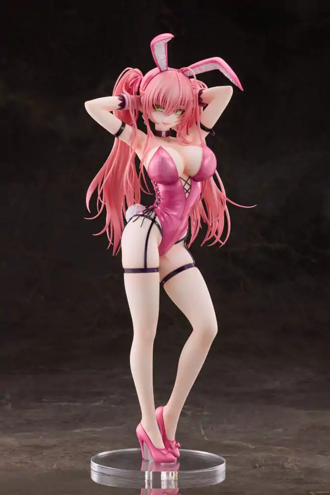 Statuie PVC Personaj Original 1/4 Bunny-chan cu Codite Roz Deluxe Ver. 43 cm poza produsului