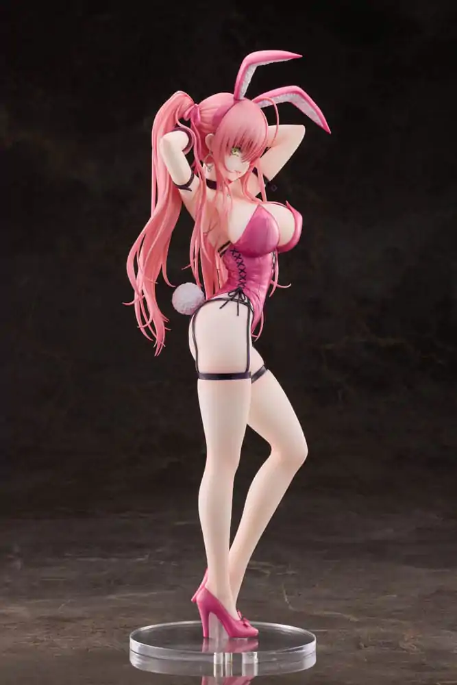 Statuie PVC Personaj Original 1/4 Bunny-chan cu Codite Roz Deluxe Ver. 43 cm poza produsului