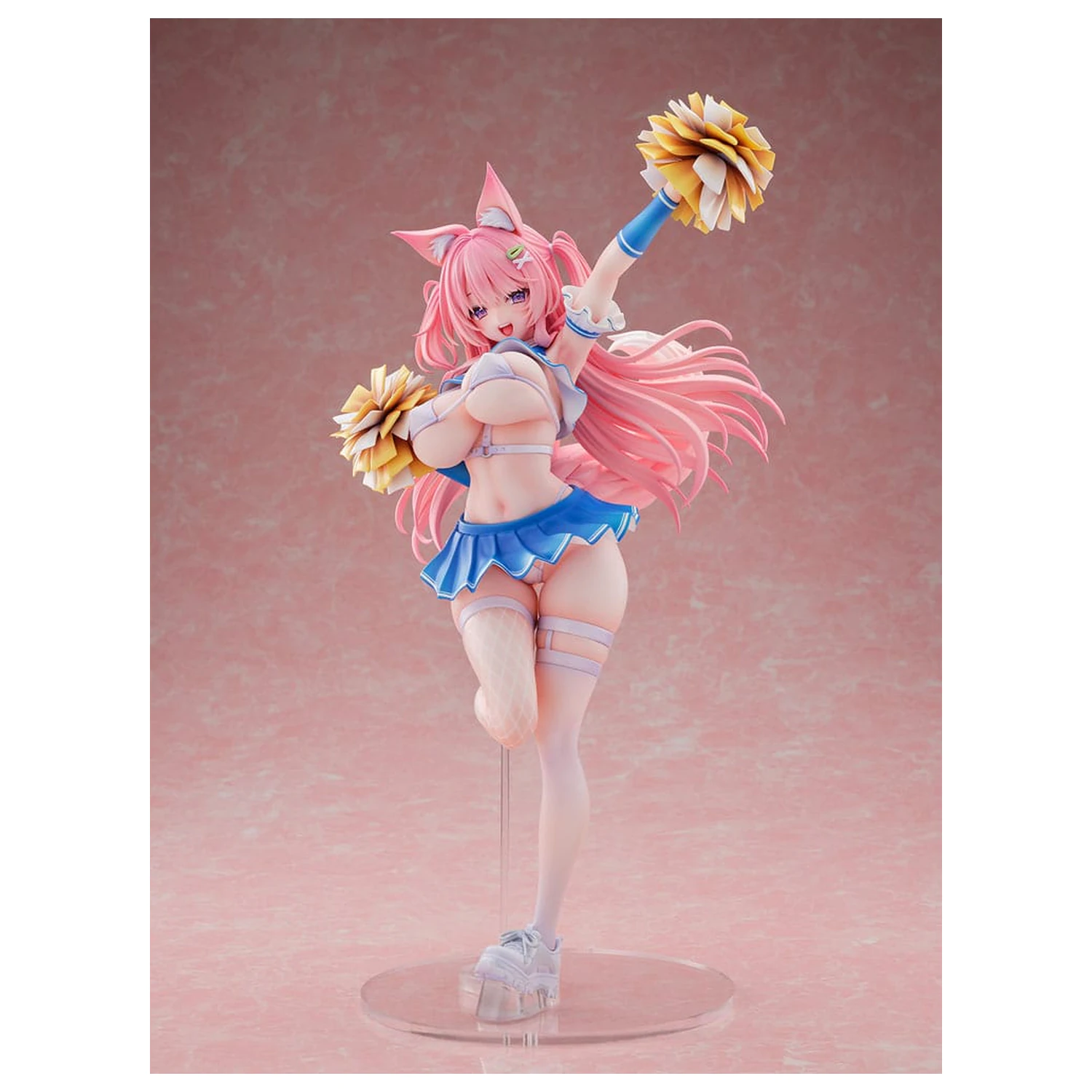Original Character Statuie 1/5 Kemomimi Cheer Girl illustration by Yatanuki Kei DX Version 35 cm poza produsului