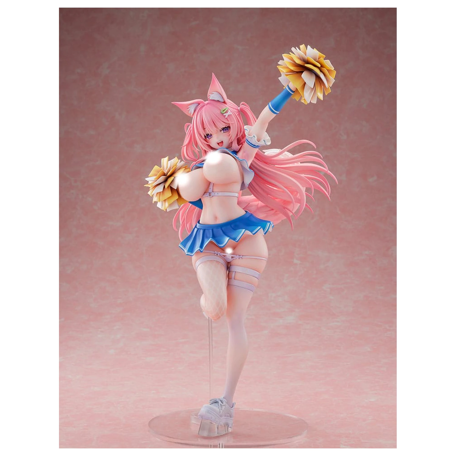 Original Character Statuie 1/5 Kemomimi Cheer Girl illustration by Yatanuki Kei DX Version 35 cm poza produsului