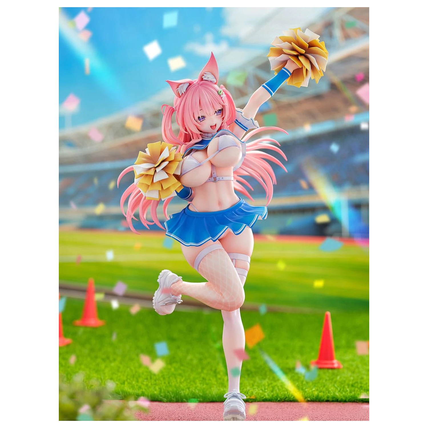 Original Character Statuie 1/5 Kemomimi Cheer Girl illustration by Yatanuki Kei 35 cm poza produsului