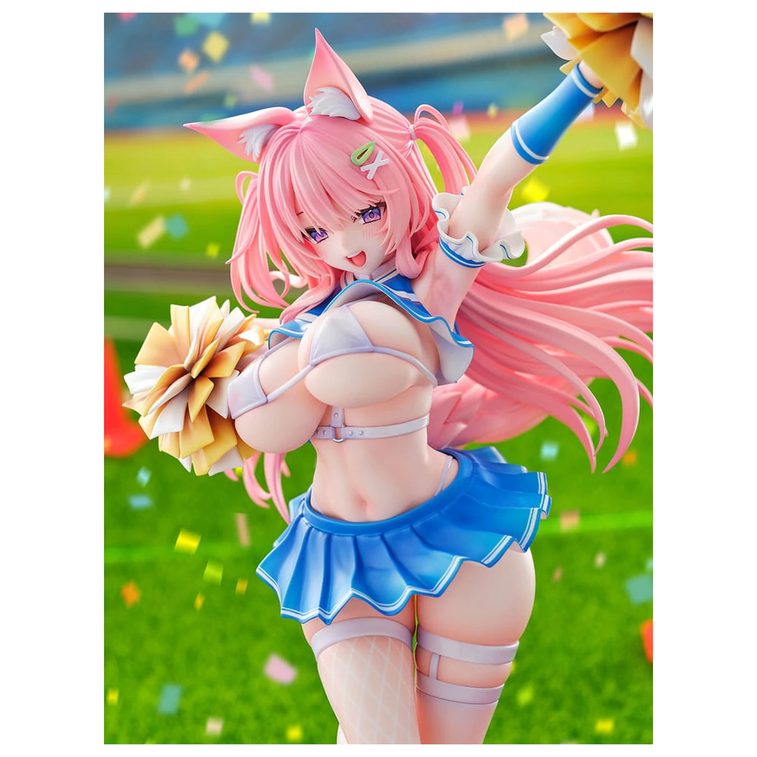 Original Character Statuie 1/5 Kemomimi Cheer Girl illustration by Yatanuki Kei 35 cm poza produsului