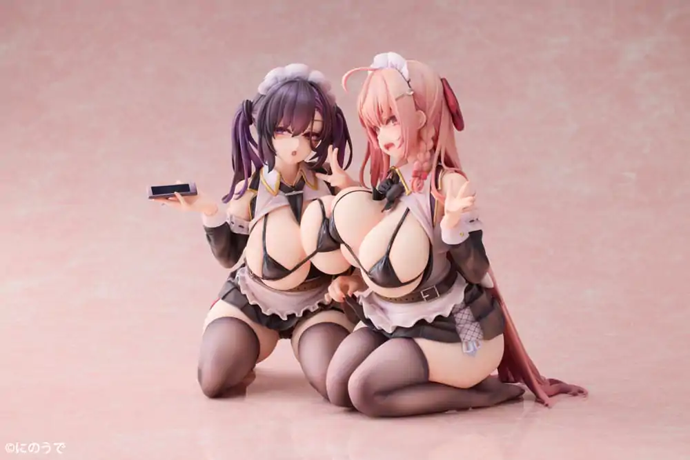 Statuete PVC Personaj Original 1/5 Set de 2 Koho Miya & Otsuhane Fuwari ilustrație de Ninoude 18 cm poza produsului